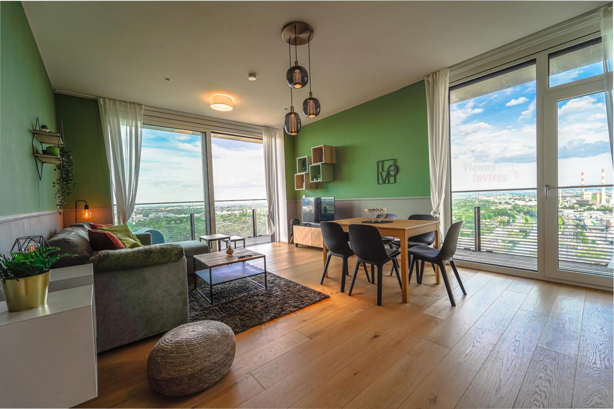 Triiiple 7heaven - Amazing View On Floor With Rooftop Pool * Viena